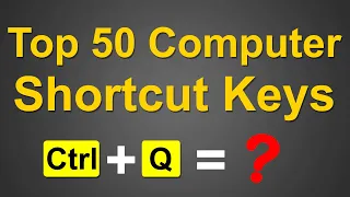 Top 50 Computer Keyboard Shortcut Keys | Computer Shortcut Keys | Top Keys | Best Keys | AlphaRez