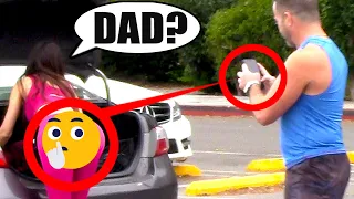 Father Reacts to Daughter in Yoga Pants #yogapantsprank