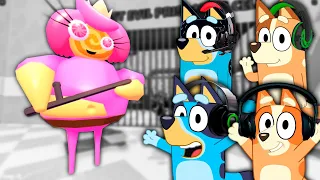 Bluey & Bingo Escape PRINCESS LOOLILALU BARRY'S PRISON RUN!