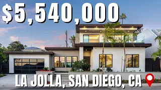 Inside A $5.4 MILLION La Jolla California Home | Luxury New Construction | San Diego California