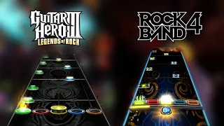 "F.C.P.R.E.M.I.X." Chart Comparison (Expert Guitar) - Guitar Hero 3 / Rock Band 4 DLC