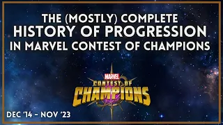 The (Mostly) Complete History of Progression in Marvel Contest of Champions | Dec '14 - Nov '23