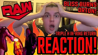 BLISS BURNS ORTON! & TRIPLE H IN-RING RETURN REACTION!! WWE RAW Reactions (01/11/2021)