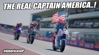 RACE MOTOGP AUSTIN❗THE KING OF CAPTAIN AMERIKA IS BACK😱#AmericasGP MotoGP23 Tv Replay