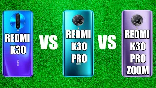 Xiaomi Redmi K30 vs Redmi K30 Pro vs Redmi K30 Pro Zoom