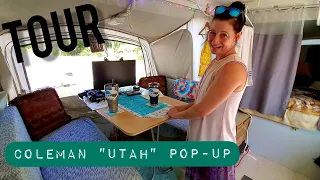 TOUR | Tricks, Tips & Upgrades to our Pop-Up Camper "UTAH" | Inside & Outside