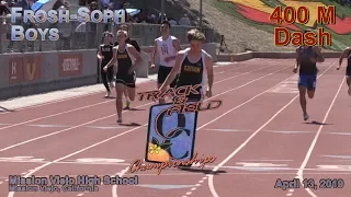 2019 TF - OC Champs - 400 (FrSoph Boys, all heats)