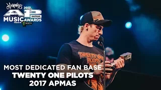 APMAs 2017 Most Dedicated Fan Base: TWENTY ONE PILOTS