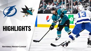 NHL Highlights | Lightning @ Sharks 2/1/20