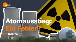 Ende der Atomkraft – riesiger Fehler? Energie-Experte vs. CSU-Generalsekretär | ZDFheute live