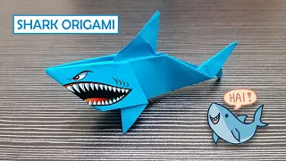 How To Make Origami Shark || DIY Paper Craft Tutorial