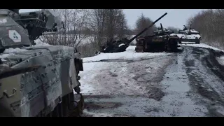 ЗСУ за допомогою українського ПТРК «Стугна-П» розбили колону рашистської техніки