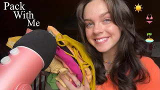 ASMR Pack With Me for HAWAII!