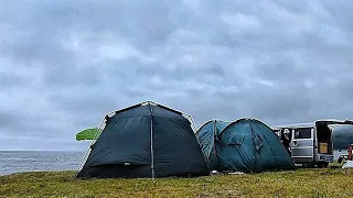 Семьёй и собакой в Палатке на Море  в Рязановку Приморский край Хасанский район Наш Дикий отдых