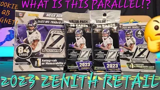 2023 PANINI ZENITH RETAIL RIP! 1 MEGA, 1 BLASTER, AND 2 VALUE PACKS! 1 ROOKIE QB MAGNET!!!