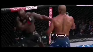 Ciryl Gane TKO finish vs Derrick Lewis UFC 265 Interim Heavyweight Championship