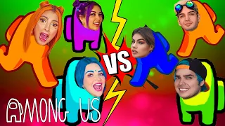 MIS VECINAS ME TRAICIONAN EN AMONG US!! Yolo Aventuras vs Coloridas