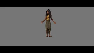 Disney's Raya and the Last Dragon ||Raya walking test|| Animation test