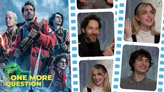 Finn Wolfhard and Mckenna Grace cannot keep it together around Paul Rudd | Ghostbusters