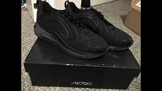 Nike Air Max 720 Triple Black Unboxing