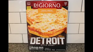 DiGiorno Detroit Style Crust Four Cheese Pizza Review