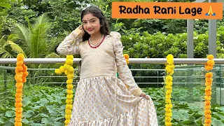Radha Rani Lage 🙏| Radha Krishna Song | Creative Krisha | Dance Cover| Janmashtami Special |Krishna