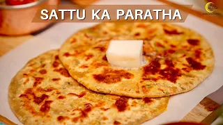 Bihar Special Sattu Paratha Recipe by Chef Amrita Raichand |  High Protein Meal at Home