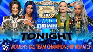 WR3D SMACKDOWN ||RIOTT SQUAD VS SASHA AND BAYLEY|| TAG TEAM CHAMPIONSHIP MATCH||BAYLEY ATTACKS SASHA