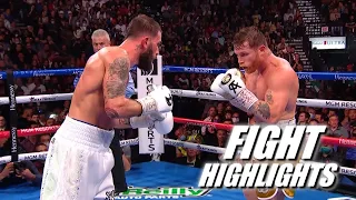 Canelo Alvarez vs Caleb Plant | Full Highlights HD