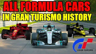 All 22 Formula Cars In Gran Turismo History // GT3 - GT Sport