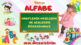 En kapsamlı ABC ; Çocuklar için Harflerin Yazılışlarını Ve Seslerini öğreniyorum / Türkçe Alfabe