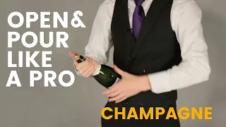 Opening and Pouring Champagne