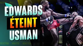 UFC 278 Leon Edwards claque un KO FOU sur Kamaru Usman!