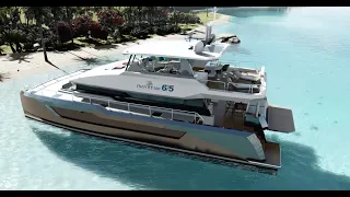 Two Oceans 675 Power Catamaran - Offered exclusively by HMY Yachts