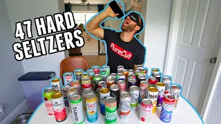 Ranking 47 Hard Seltzers  - Which One Is The Best?!