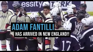 Adam Fantilli Makes Debut in New England!!