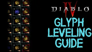 Fast Glyph Leveling Trick - How to Level Glyphs in Season 4  - Diablo 4