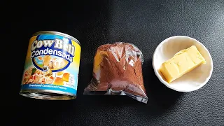 Condensed milk with Cocoa powder delicious combinations!