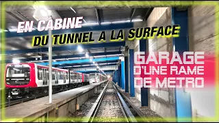 Cab Ride Garage d'une rame de métro de Lyon MPL75