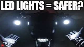 Do LED Lights Add to Motorcycle Safety?