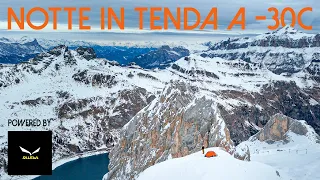 DORMO a -33°C in MARMOLADA 🥶 | Dolomiti test scarpone alpinismo Ortles Light Mid Powertex by Salewa