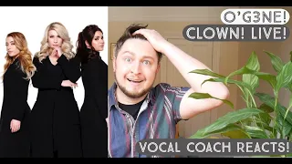 Vocal Coach Reacts! O'G3NE! Clown! Live!