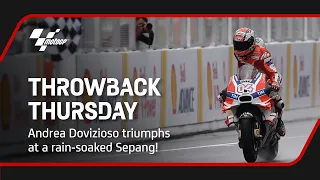 Dovizioso triumphs at a soaked Sepang! | Throwback Thursday