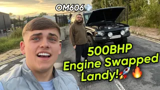 *ROCKET* 500BHP ENGINE SWAPPED OM606 LANDY!!!