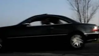 Mercedes Benz CL 500 Black Driveby Kickdown C215 Coupe CL500 V8 Sound Exhaust Berlin