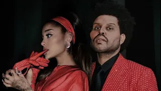 Starboy remix(weeknd & Ariana grande)(lyric video)