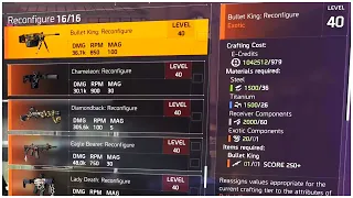 How to RECONFIGURE EXOTICS and How it Works in The Division 2!