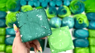 ASMR crushing chalk and boxes with starch 💚 Cutting soap cubes 💚 Help you sleep