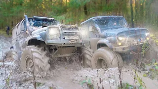 OFF ROAD ИСПЫТАНИЕ МАШИН И РАЗНЫХ КОЛЁС на Уаз, Нива и Уаз Патриот на бездорожье