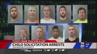 9 men arrested in child sex sting in Johnson county